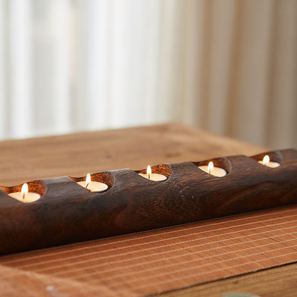 Zenji Wooden Glow - Kaarsenhouder
