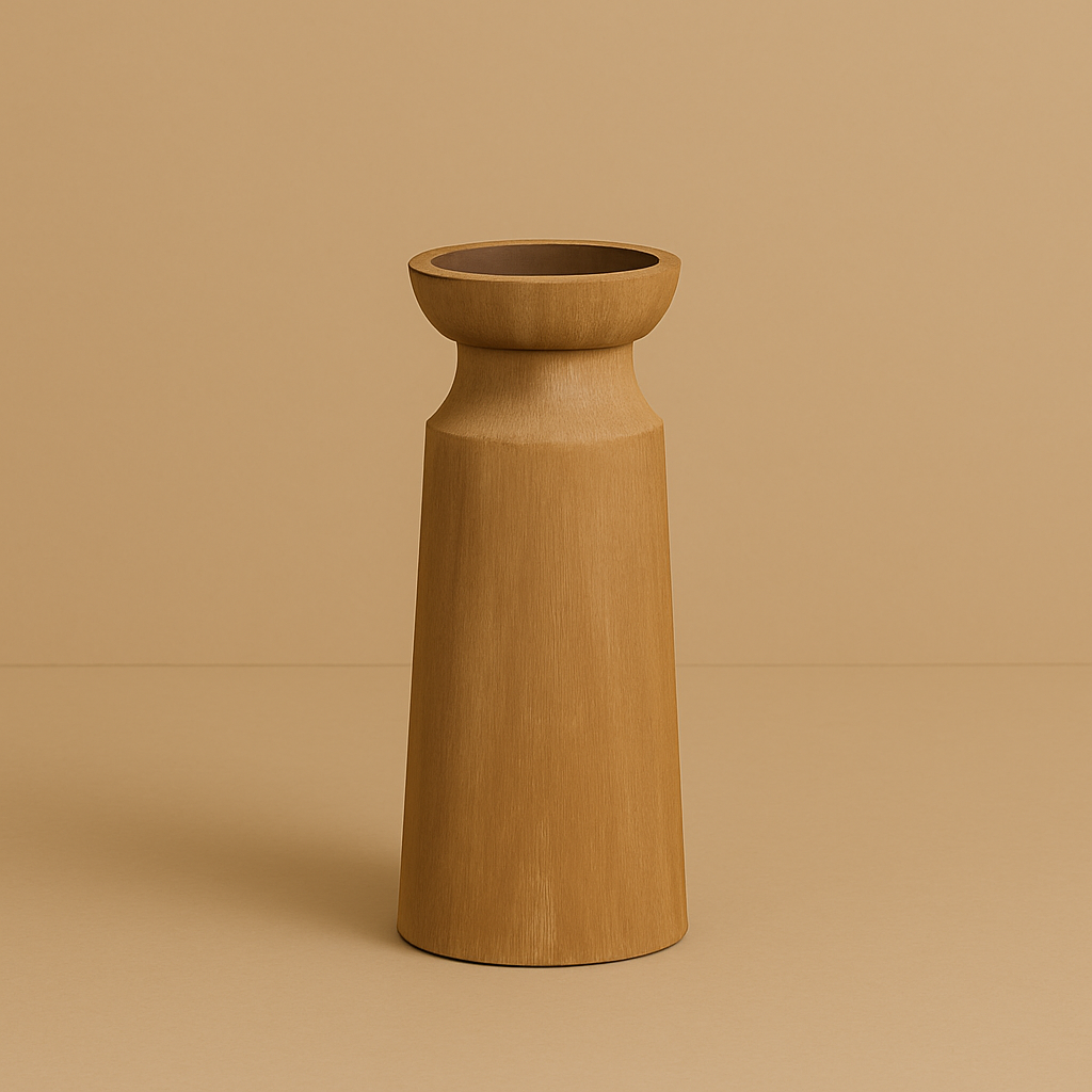 Zenji Wooden Elegance - Kaarsenhouder