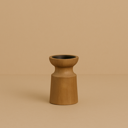 Zenji Wooden Elegance - Kaarsenhouder