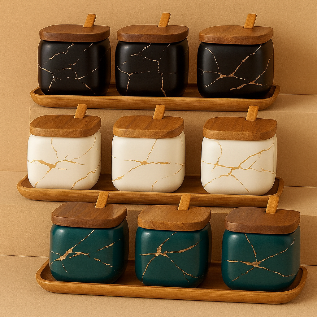 Essenza Marble Collection - Kruidenpotjes