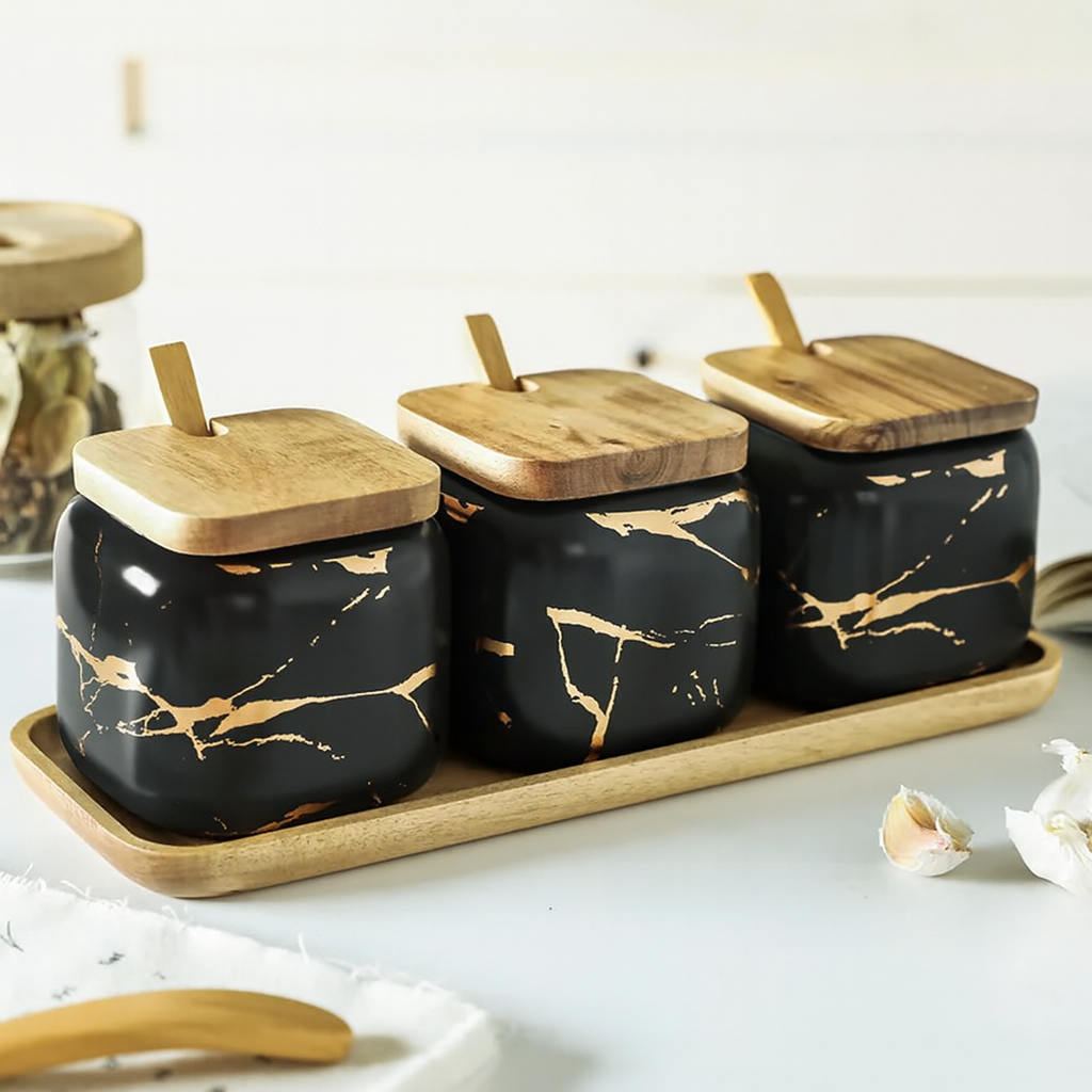 Essenza Marble Collection - Kruidenpotjes